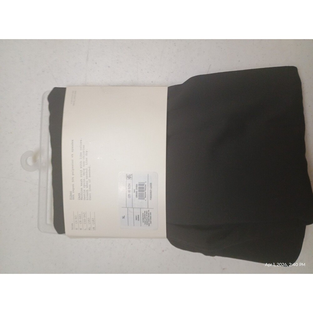 A New Day Women's High-Waist Ponte Leggings Black Size XL - Picture 4 of 4